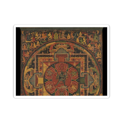 unknown - Chakrasamvara Mandala - ca. 1100 v5 - STICKER Vinyl Kiss-Cut Decal