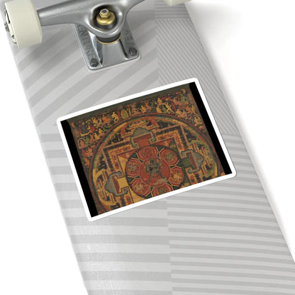 unknown - Chakrasamvara Mandala - ca. 1100 v5 - STICKER Vinyl Kiss-Cut Decal