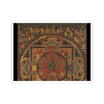 unknown - Chakrasamvara Mandala - ca. 1100 v5 - STICKER Vinyl Kiss-Cut Decal