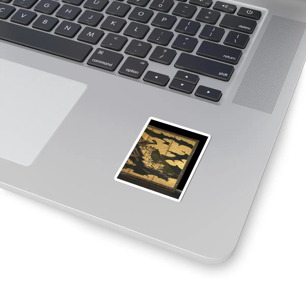 unknown - Cherry Blossom Viewing at Itsukushima and Yoshino - first half 17th century v6 - STICKER Vinyl Kiss-Cut Decal