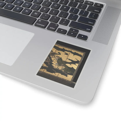 unknown - Cherry Blossom Viewing at Itsukushima and Yoshino - first half 17th century v6 - STICKER Vinyl Kiss-Cut Decal