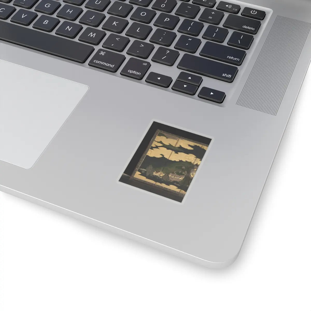 unknown - Cherry Blossom Viewing at Itsukushima and Yoshino - first half 17th century v8 - STICKER Vinyl Kiss-Cut Decal