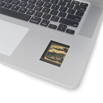 unknown - Cherry Blossom Viewing at Itsukushima and Yoshino - first half 17th century v8 - STICKER Vinyl Kiss-Cut Decal