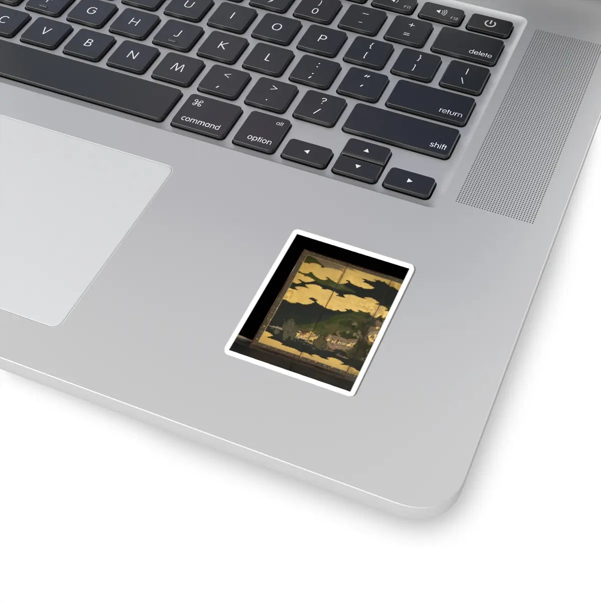 unknown - Cherry Blossom Viewing at Itsukushima and Yoshino - first half 17th century v8 - STICKER Vinyl Kiss-Cut Decal