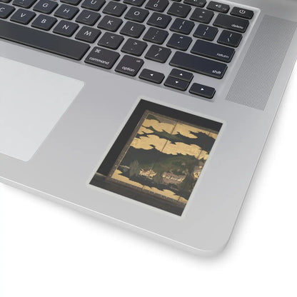 unknown - Cherry Blossom Viewing at Itsukushima and Yoshino - first half 17th century v8 - STICKER Vinyl Kiss-Cut Decal