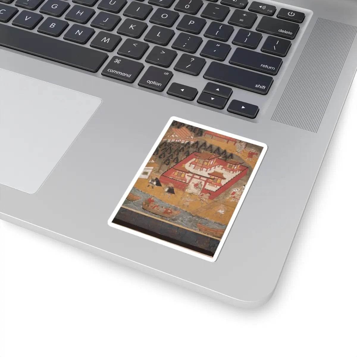 unknown - Chōmeiji Temple Pilgrimage Mandala - second quarter 16th century v10 - STICKER Vinyl Kiss-Cut Decal