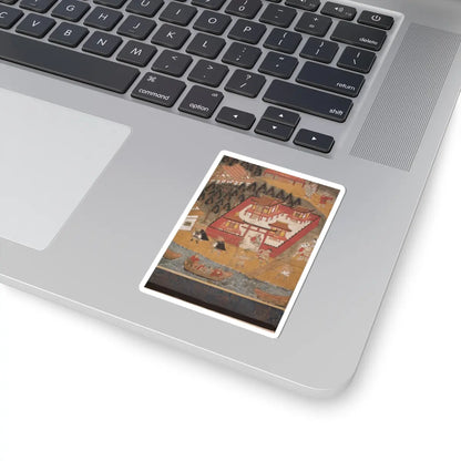 unknown - Chōmeiji Temple Pilgrimage Mandala - second quarter 16th century v10 - STICKER Vinyl Kiss-Cut Decal