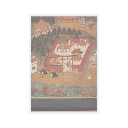 unknown - Chōmeiji Temple Pilgrimage Mandala - second quarter 16th century v10 - STICKER Vinyl Kiss-Cut Decal