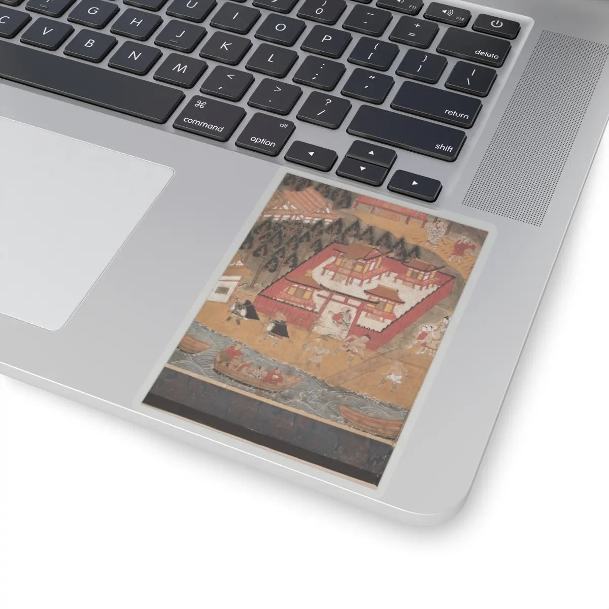 unknown - Chōmeiji Temple Pilgrimage Mandala - second quarter 16th century v10 - STICKER Vinyl Kiss-Cut Decal