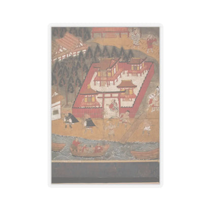 unknown - Chōmeiji Temple Pilgrimage Mandala - second quarter 16th century v10 - STICKER Vinyl Kiss-Cut Decal