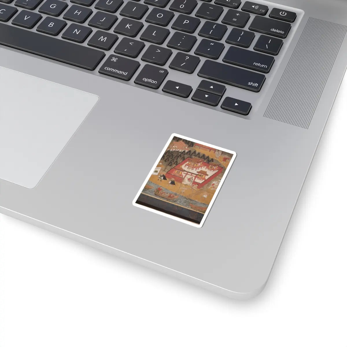 unknown - Chōmeiji Temple Pilgrimage Mandala - second quarter 16th century v10 - STICKER Vinyl Kiss-Cut Decal
