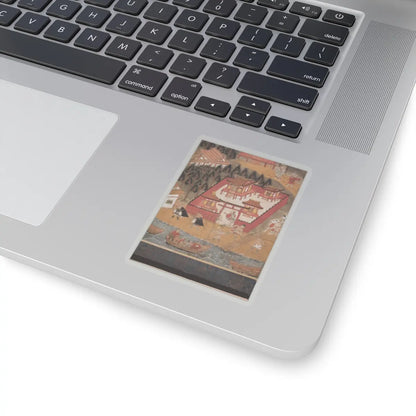 unknown - Chōmeiji Temple Pilgrimage Mandala - second quarter 16th century v10 - STICKER Vinyl Kiss-Cut Decal