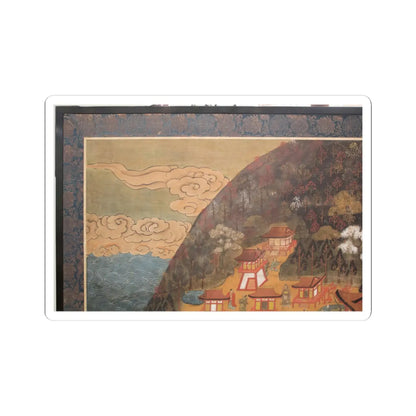 unknown - Chōmeiji Temple Pilgrimage Mandala - second quarter 16th century v9 - STICKER Vinyl Kiss-Cut Decal