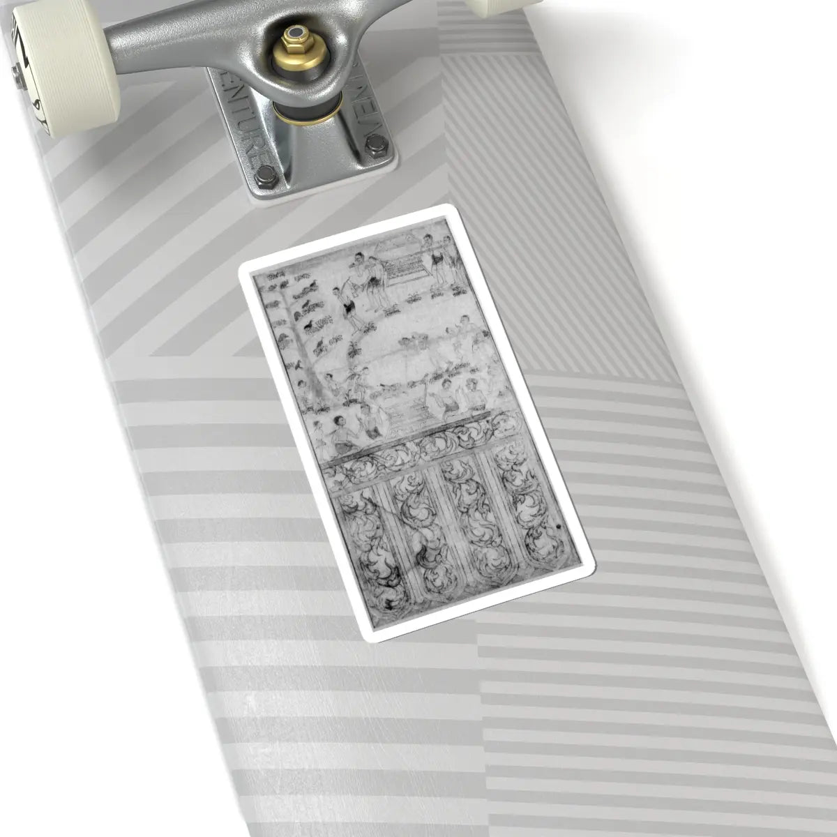 unknown - Cremation of Jujaka's Body()- Scene from Vessantara Jataka - 19th–20th century - STICKER Vinyl Kiss-Cut Decal