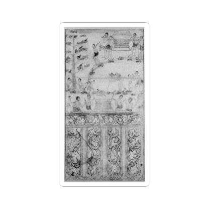 unknown - Cremation of Jujaka's Body()- Scene from Vessantara Jataka - 19th–20th century - STICKER Vinyl Kiss-Cut Decal