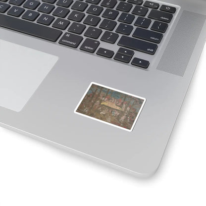 unknown - Death of the Historical Buddha (Nehan-zu) - 15th century v10 - STICKER Vinyl Kiss-Cut Decal