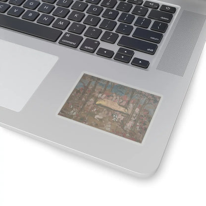 unknown - Death of the Historical Buddha (Nehan-zu) - 15th century v10 - STICKER Vinyl Kiss-Cut Decal