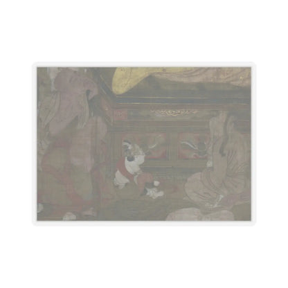 unknown - Death of the Historical Buddha (Nehan-zu) - 15th century v31 - STICKER Vinyl Kiss-Cut Decal