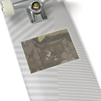 unknown - Death of the Historical Buddha (Nehan-zu) - 15th century v31 - STICKER Vinyl Kiss-Cut Decal