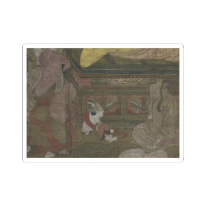 unknown - Death of the Historical Buddha (Nehan-zu) - 15th century v31 - STICKER Vinyl Kiss-Cut Decal
