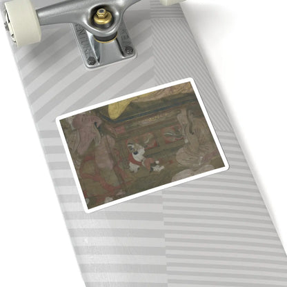 unknown - Death of the Historical Buddha (Nehan-zu) - 15th century v31 - STICKER Vinyl Kiss-Cut Decal