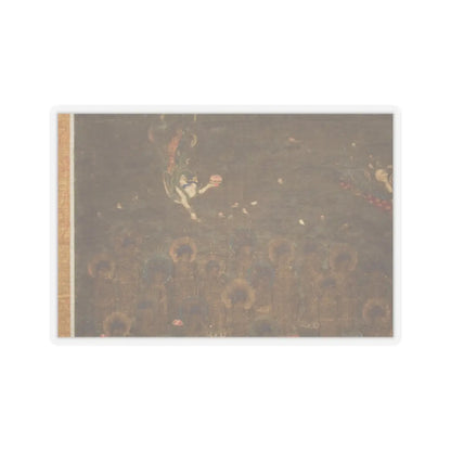 unknown - Descent and Return of Amida to Western Paradise with a Believer's Soul (Gōshō mandara) - ca. 1300 v10 - STICKER Vinyl Kiss-Cut Decal