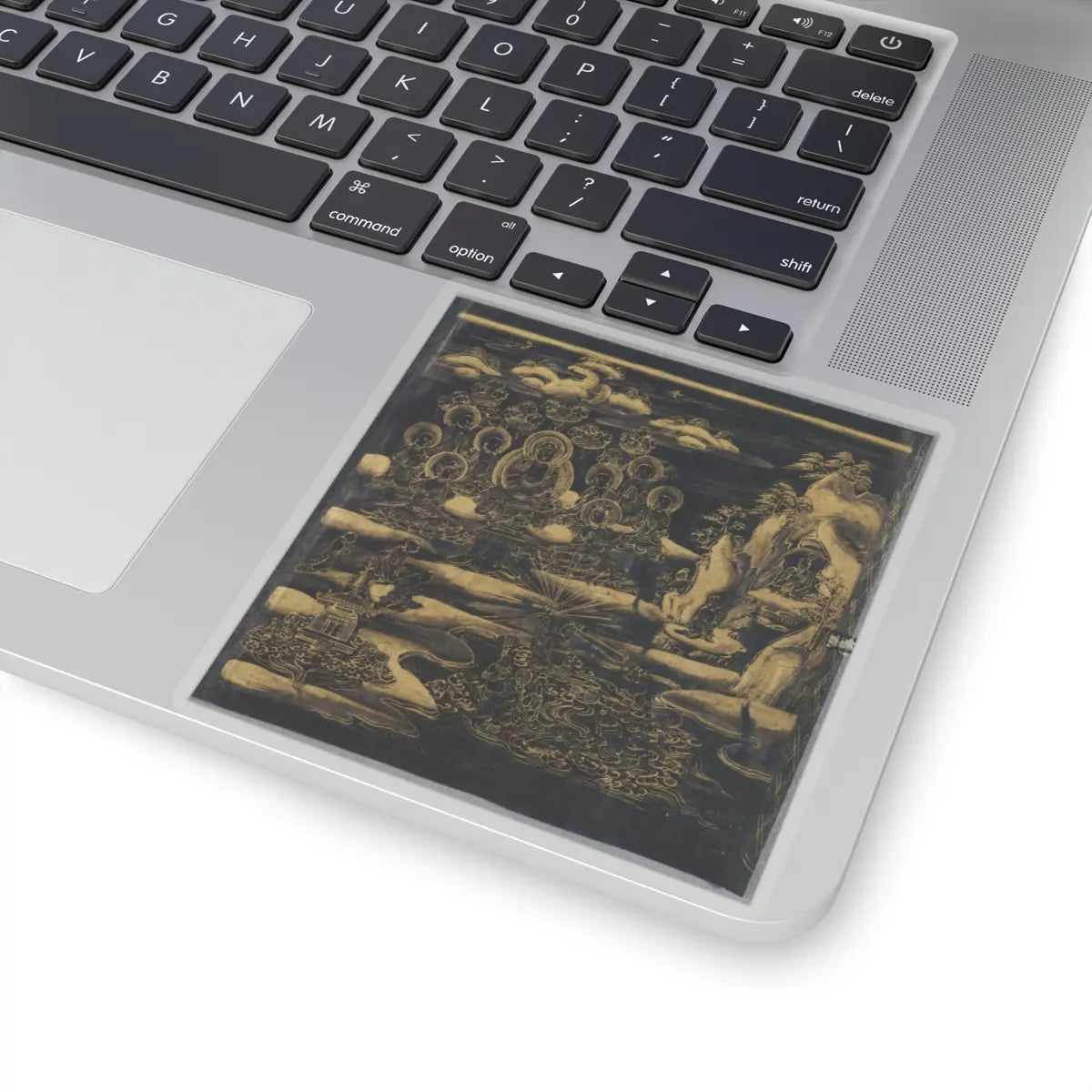 unknown - “Devadatta,” Chapter 12 of the Lotus Sutra (Hoke-kyō, Daibadatta-bon) - 12th century v1 - STICKER Vinyl Kiss-Cut Decal