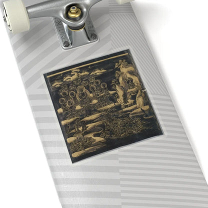 unknown - “Devadatta,” Chapter 12 of the Lotus Sutra (Hoke-kyō, Daibadatta-bon) - 12th century v1 - STICKER Vinyl Kiss-Cut Decal