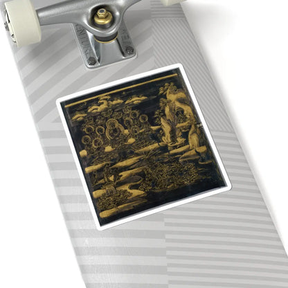 unknown - “Devadatta,” Chapter 12 of the Lotus Sutra (Hoke-kyō, Daibadatta-bon) - 12th century v1 - STICKER Vinyl Kiss-Cut Decal