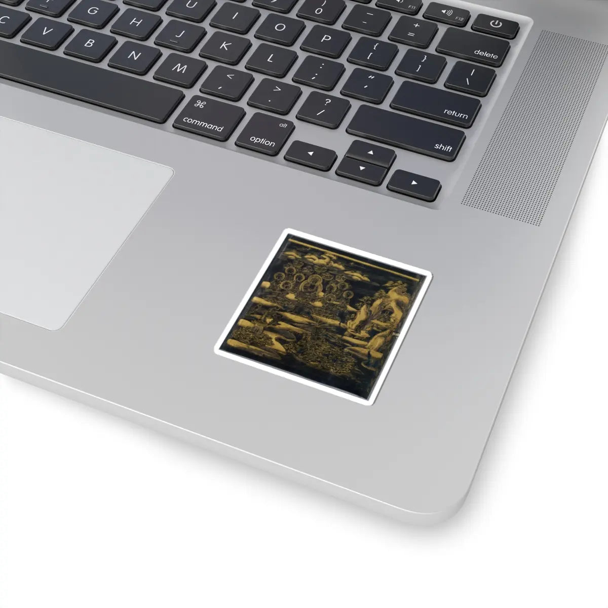 unknown - “Devadatta,” Chapter 12 of the Lotus Sutra (Hoke-kyō, Daibadatta-bon) - 12th century v1 - STICKER Vinyl Kiss-Cut Decal