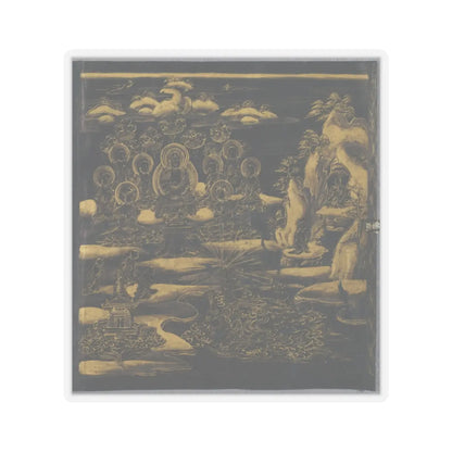 unknown - “Devadatta,” Chapter 12 of the Lotus Sutra (Hoke-kyō, Daibadatta-bon) - 12th century v1 - STICKER Vinyl Kiss-Cut Decal