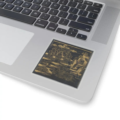 unknown - “Devadatta,” Chapter 12 of the Lotus Sutra (Hoke-kyō, Daibadatta-bon) - 12th century v1 - STICKER Vinyl Kiss-Cut Decal