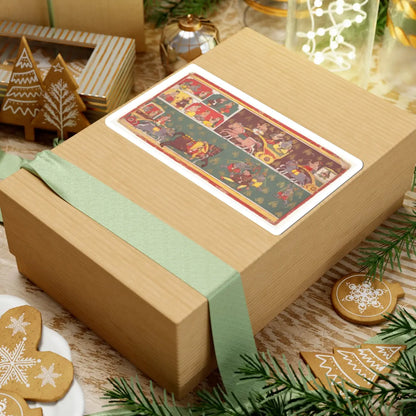 unknown - Episodes from Krishna's Life- Folio from a Bhagavata Purana (Ancient Stories of Lord - ca. 1700 v1 - STICKER Vinyl Kiss-Cut Decal