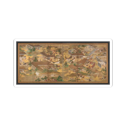 unknown - Fifty-Four Scenes from The Tale of Genji - late 17th century v1 - STICKER Vinyl Kiss-Cut Decal