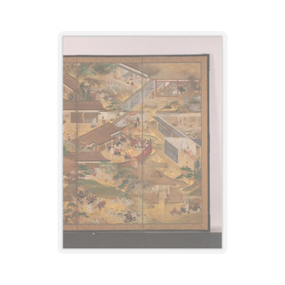 unknown - Fifty-Four Scenes from The Tale of Genji - late 17th century v3 - STICKER Vinyl Kiss-Cut Decal