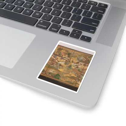 unknown - Fifty-Four Scenes from The Tale of Genji - late 17th century v4 - STICKER Vinyl Kiss-Cut Decal