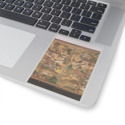 unknown - Fifty-Four Scenes from The Tale of Genji - late 17th century v4 - STICKER Vinyl Kiss-Cut Decal