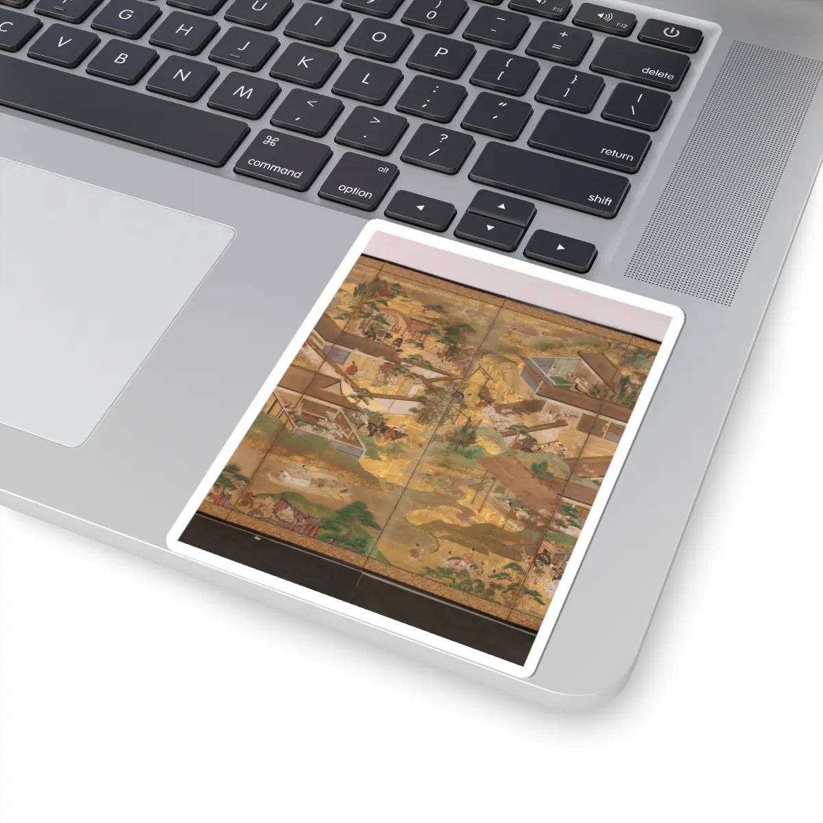 unknown - Fifty-Four Scenes from The Tale of Genji - late 17th century v4 - STICKER Vinyl Kiss-Cut Decal