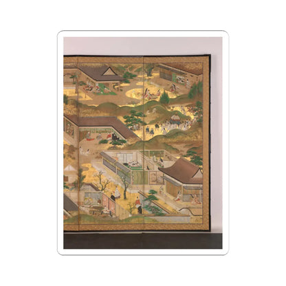 unknown - Fifty-Four Scenes from The Tale of Genji - late 17th century v6 - STICKER Vinyl Kiss-Cut Decal