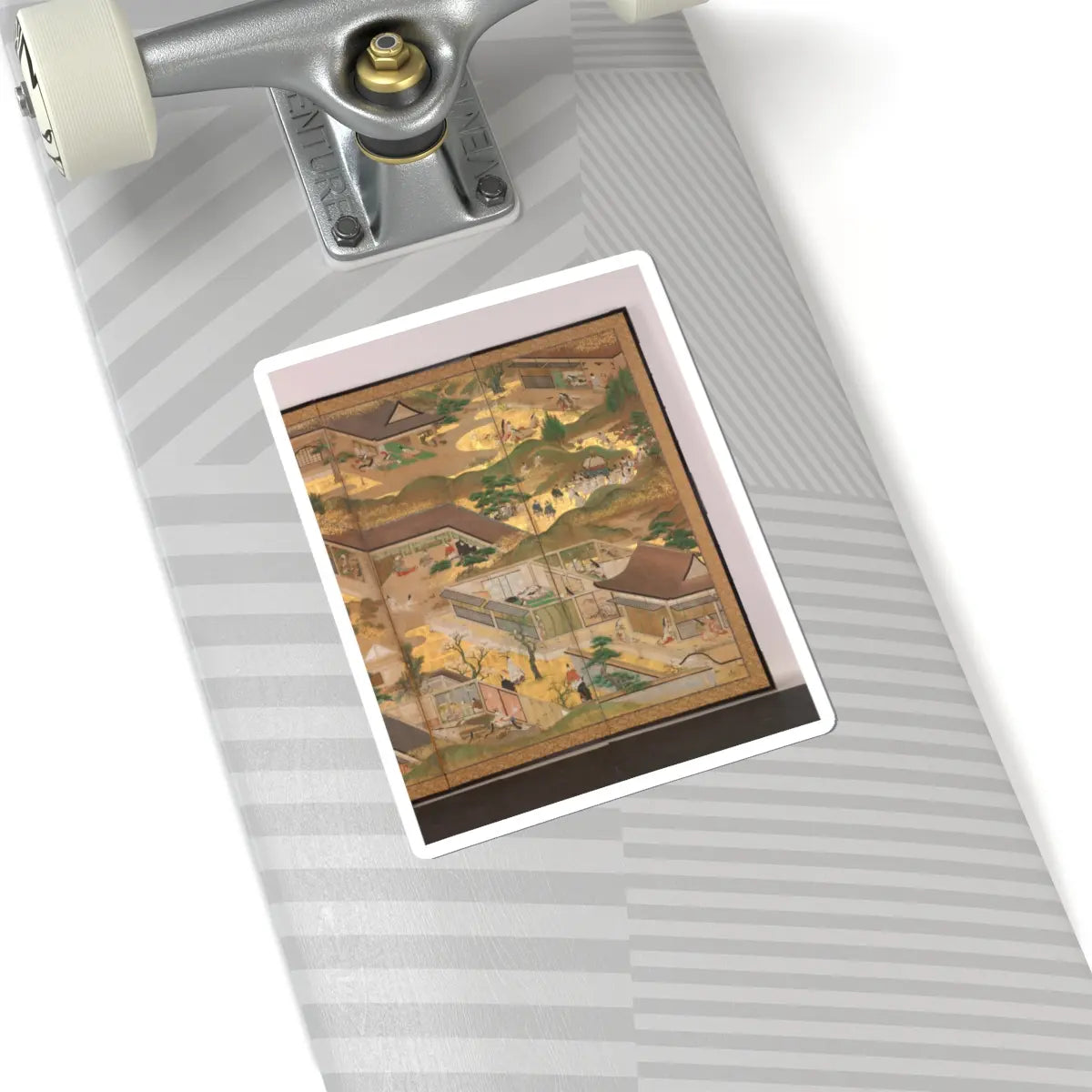unknown - Fifty-Four Scenes from The Tale of Genji - late 17th century v6 - STICKER Vinyl Kiss-Cut Decal