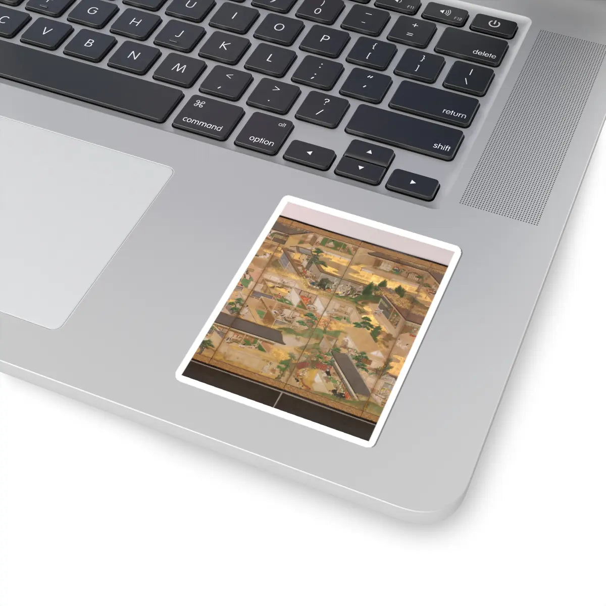 unknown - Fifty-Four Scenes from The Tale of Genji - late 17th century v7 - STICKER Vinyl Kiss-Cut Decal