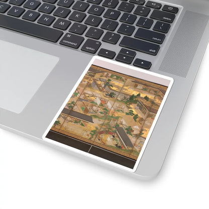 unknown - Fifty-Four Scenes from The Tale of Genji - late 17th century v7 - STICKER Vinyl Kiss-Cut Decal