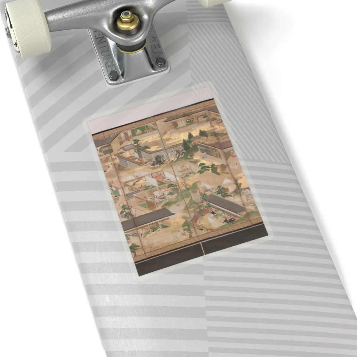 unknown - Fifty-Four Scenes from The Tale of Genji - late 17th century v7 - STICKER Vinyl Kiss-Cut Decal