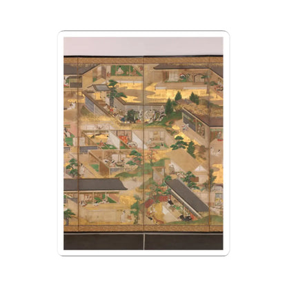 unknown - Fifty-Four Scenes from The Tale of Genji - late 17th century v7 - STICKER Vinyl Kiss-Cut Decal
