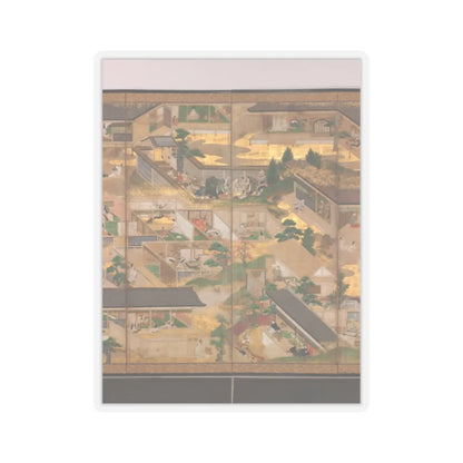 unknown - Fifty-Four Scenes from The Tale of Genji - late 17th century v7 - STICKER Vinyl Kiss-Cut Decal