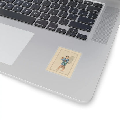 unknown - Fisherman - early 20th century v2 - STICKER Vinyl Kiss-Cut Decal