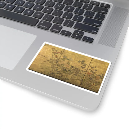 unknown - Flowering Plants and Vegetables of the Four Seasons - early 18th century v4 - STICKER Vinyl Kiss-Cut Decal