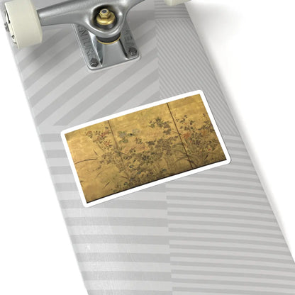 unknown - Flowering Plants and Vegetables of the Four Seasons - early 18th century v4 - STICKER Vinyl Kiss-Cut Decal