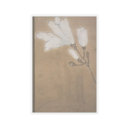 unknown - Flowers and Bamboo - 18th century v2 - STICKER Vinyl Kiss-Cut Decal