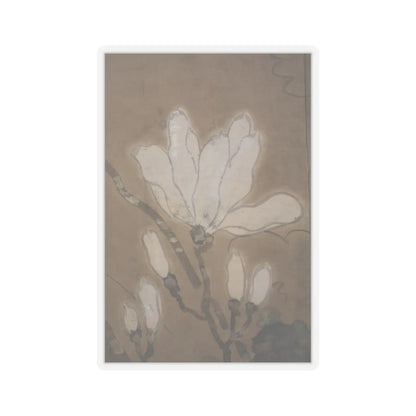 unknown - Flowers and Bamboo - 18th century v3 - STICKER Vinyl Kiss-Cut Decal